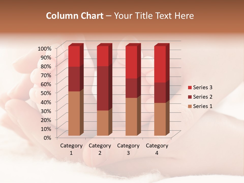 Protection Cute Hand PowerPoint Template