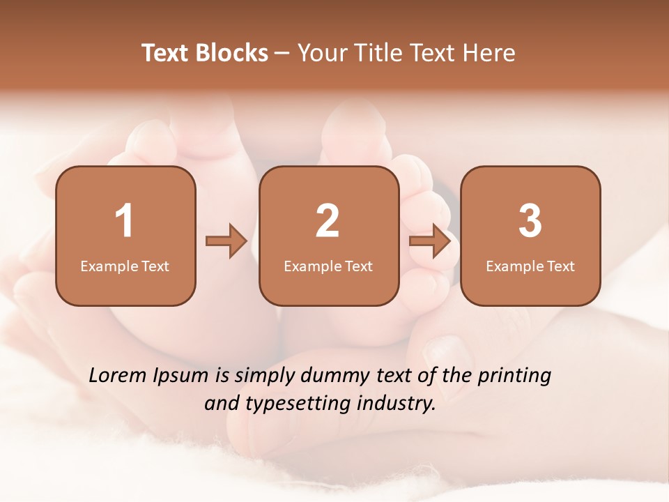 Protection Cute Hand PowerPoint Template