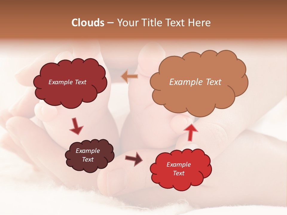 Protection Cute Hand PowerPoint Template