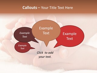 Protection Cute Hand PowerPoint Template