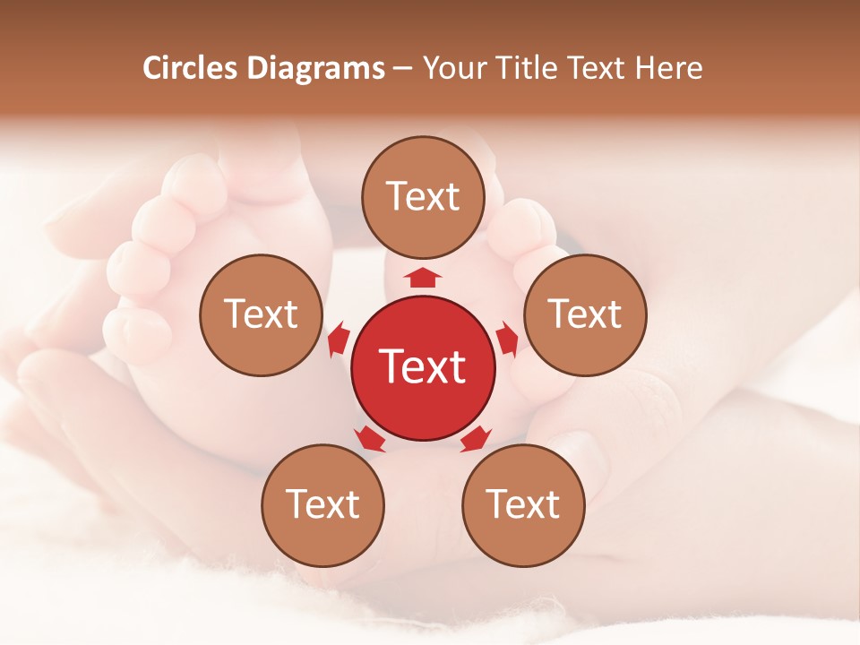 Protection Cute Hand PowerPoint Template