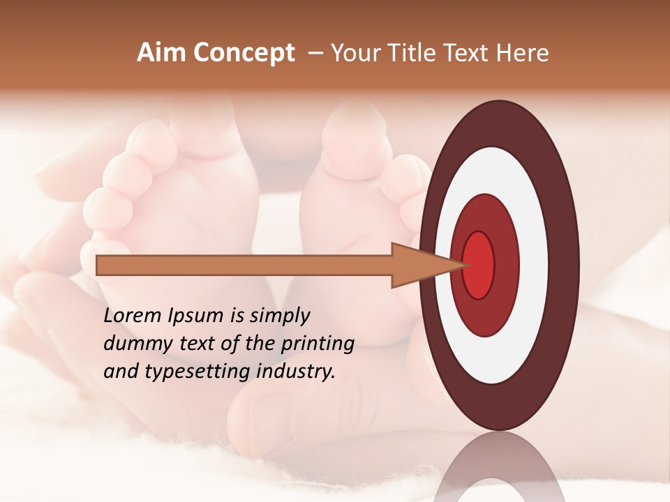 Protection Cute Hand PowerPoint Template