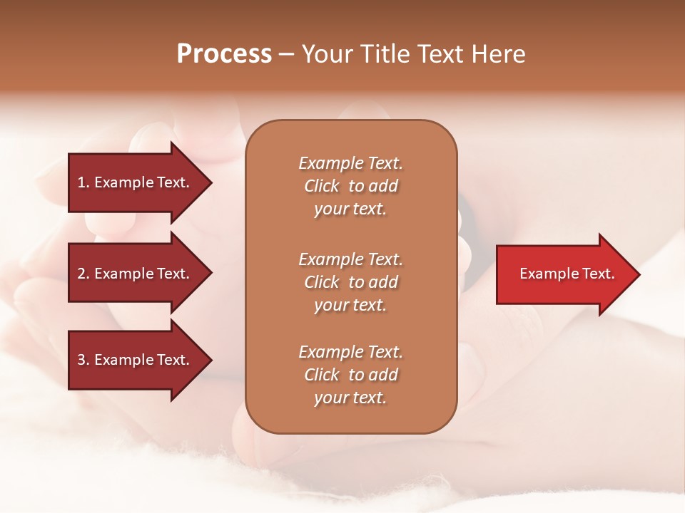 Protection Cute Hand PowerPoint Template