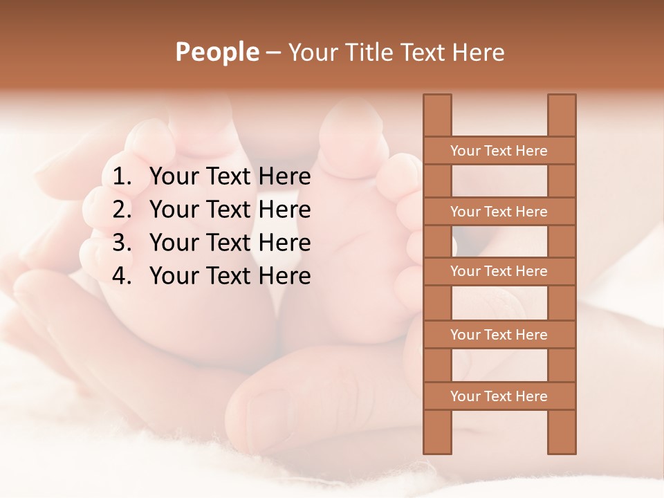 Protection Cute Hand PowerPoint Template