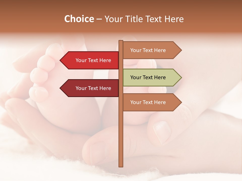 Protection Cute Hand PowerPoint Template