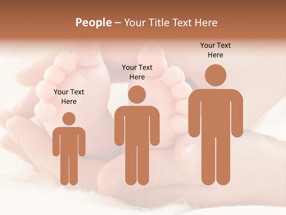 Protection Cute Hand PowerPoint Template