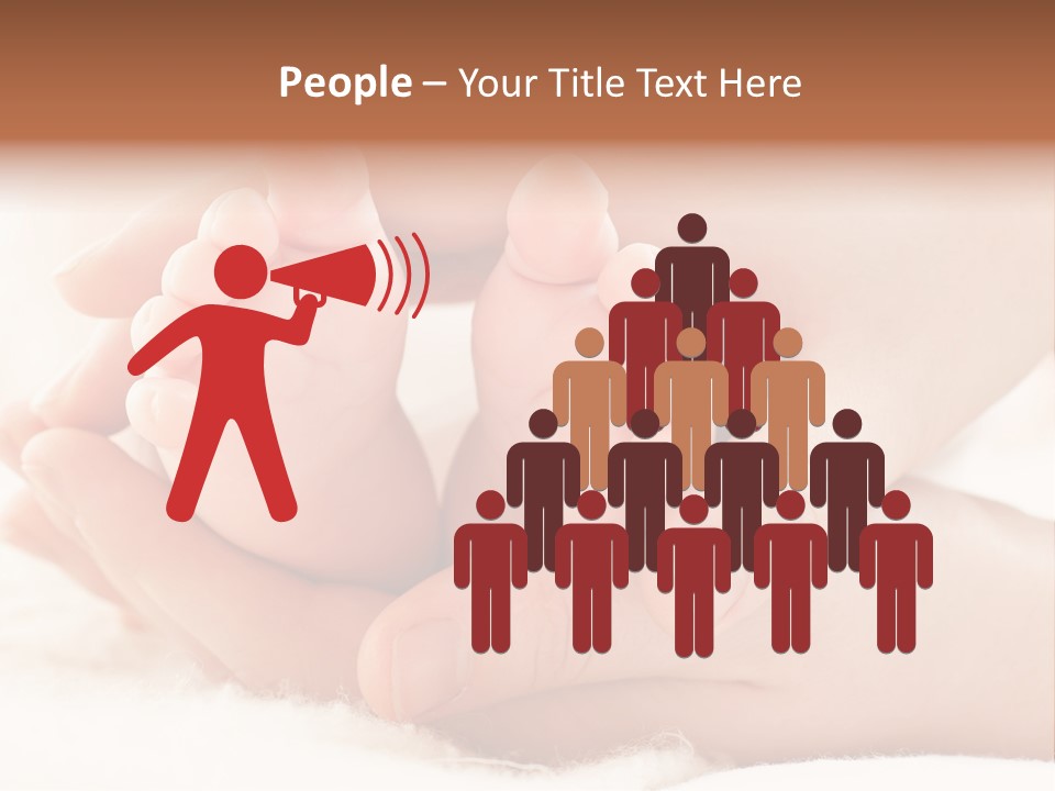 Protection Cute Hand PowerPoint Template