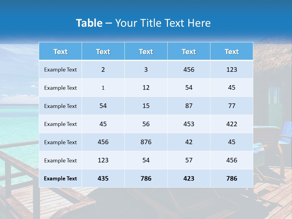 Sky Nature Romantic PowerPoint Template