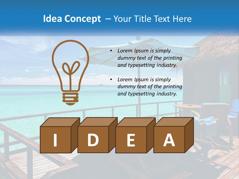 Sky Nature Romantic PowerPoint Template