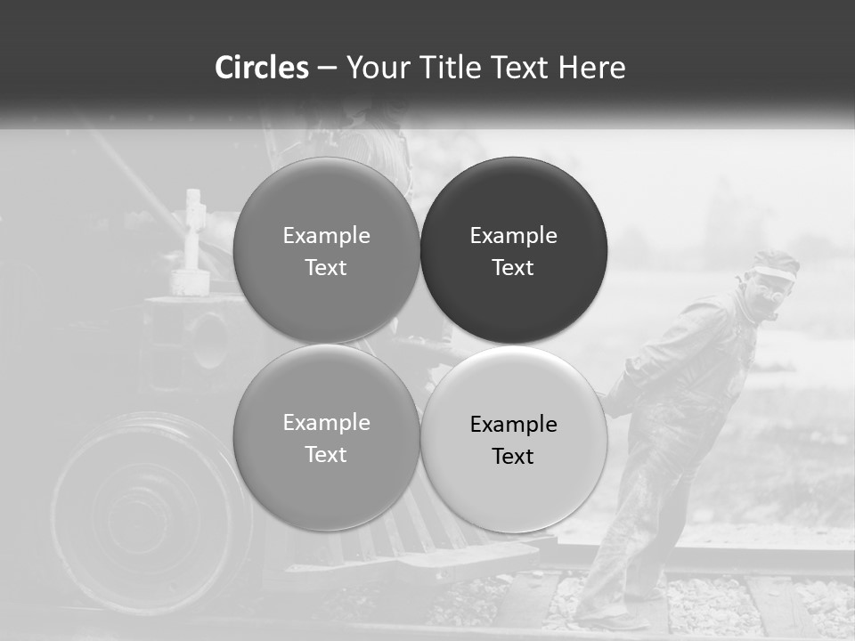 Historical Railroad Years PowerPoint Template