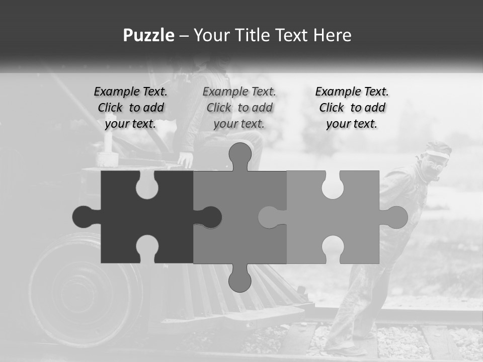 Historical Railroad Years PowerPoint Template