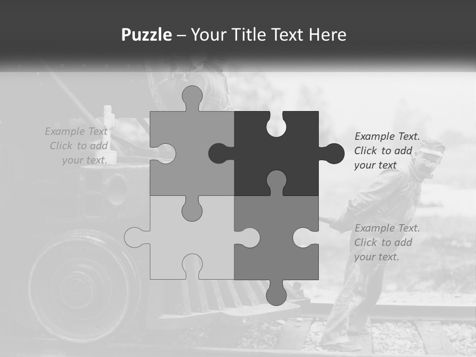 Historical Railroad Years PowerPoint Template