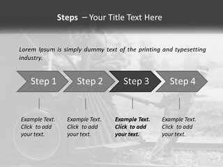 Historical Railroad Years PowerPoint Template