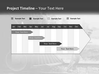 Historical Railroad Years PowerPoint Template