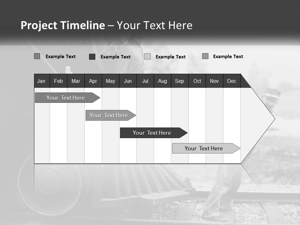 Historical Railroad Years PowerPoint Template