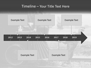 Historical Railroad Years PowerPoint Template