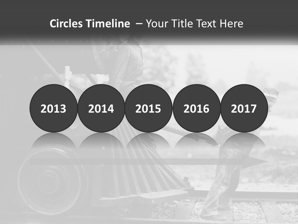 Historical Railroad Years PowerPoint Template