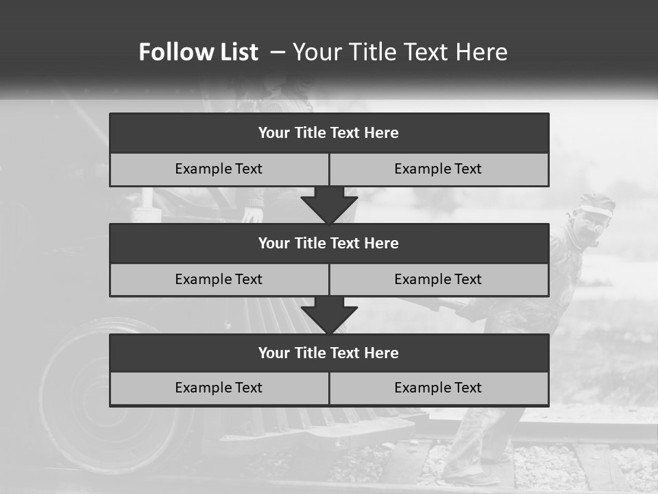 Historical Railroad Years PowerPoint Template