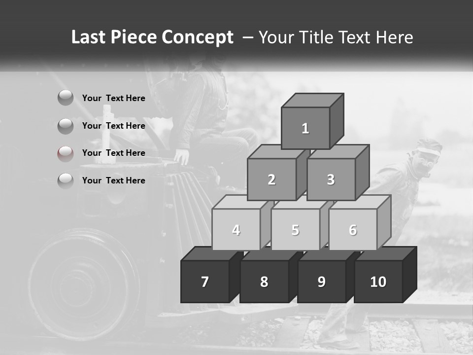 Historical Railroad Years PowerPoint Template