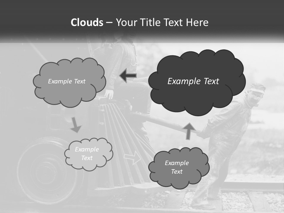 Historical Railroad Years PowerPoint Template