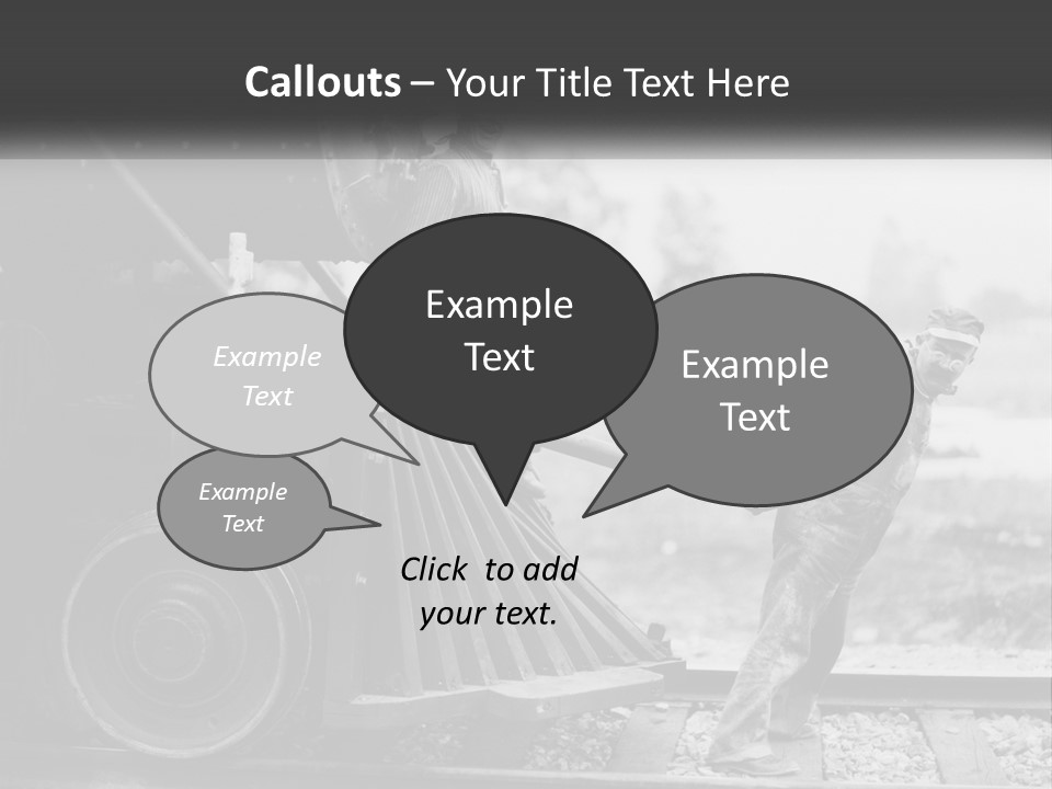 Historical Railroad Years PowerPoint Template