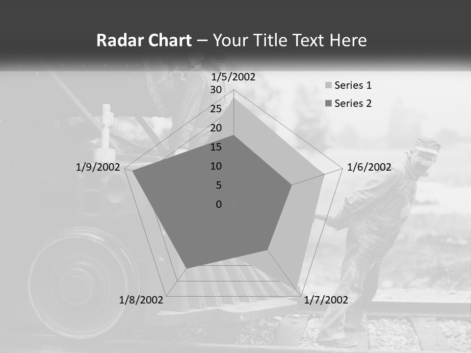 Historical Railroad Years PowerPoint Template