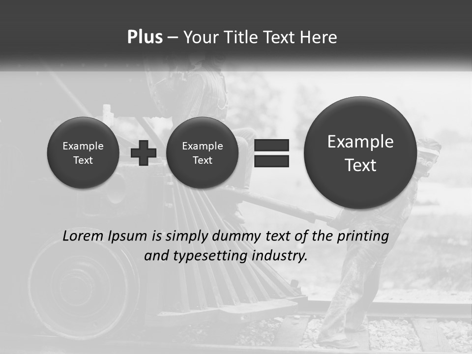 Historical Railroad Years PowerPoint Template
