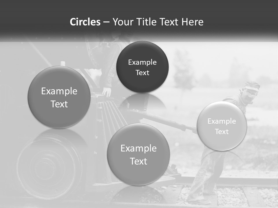 Historical Railroad Years PowerPoint Template