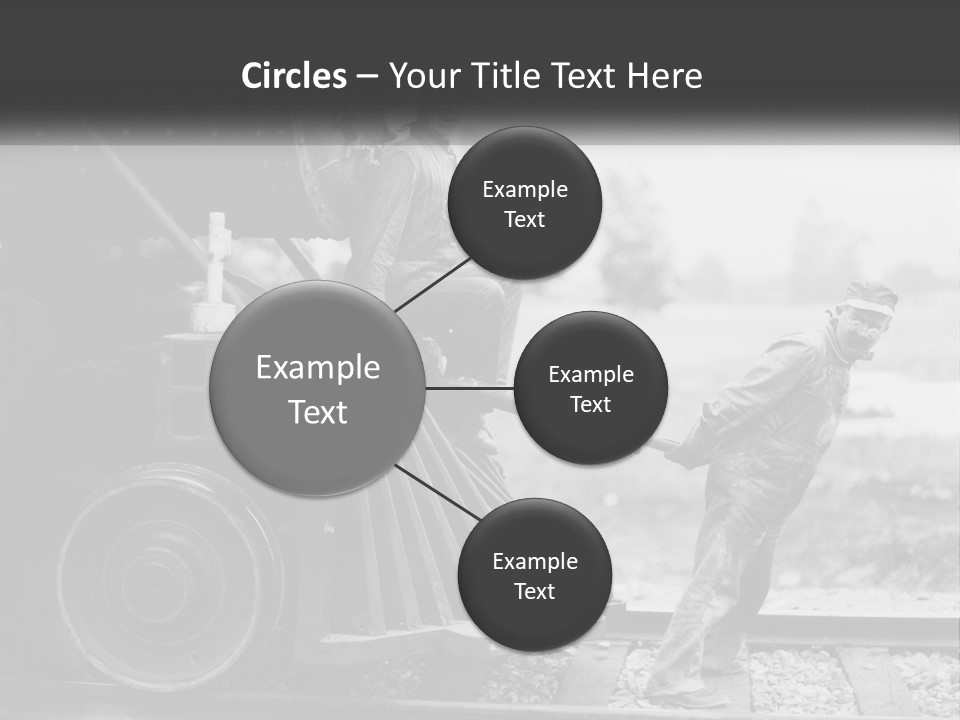 Historical Railroad Years PowerPoint Template