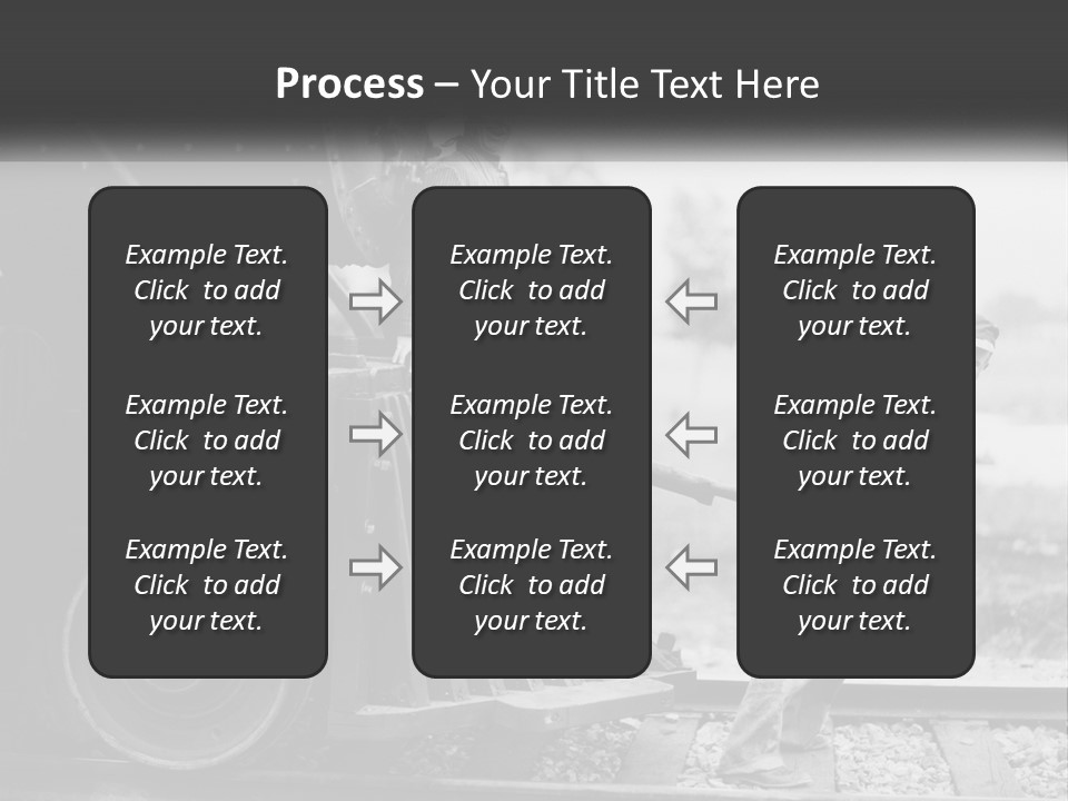 Historical Railroad Years PowerPoint Template