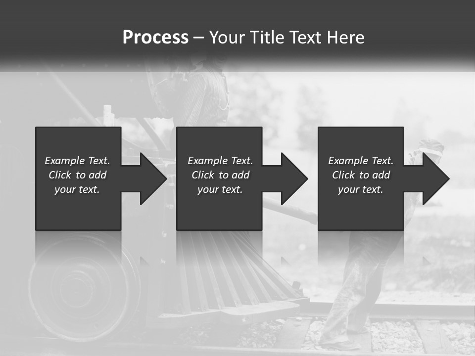 Historical Railroad Years PowerPoint Template