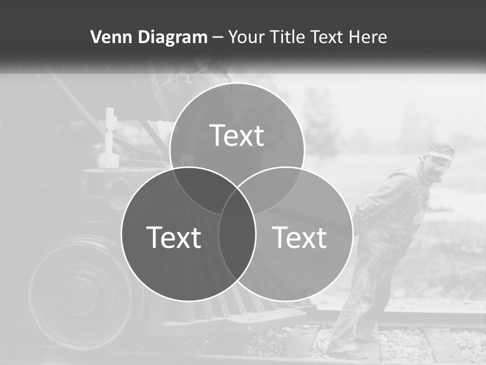 Historical Railroad Years PowerPoint Template