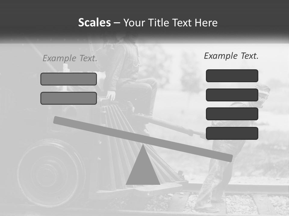 Historical Railroad Years PowerPoint Template