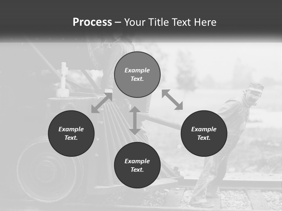 Historical Railroad Years PowerPoint Template