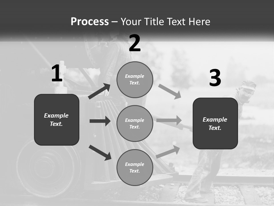 Historical Railroad Years PowerPoint Template