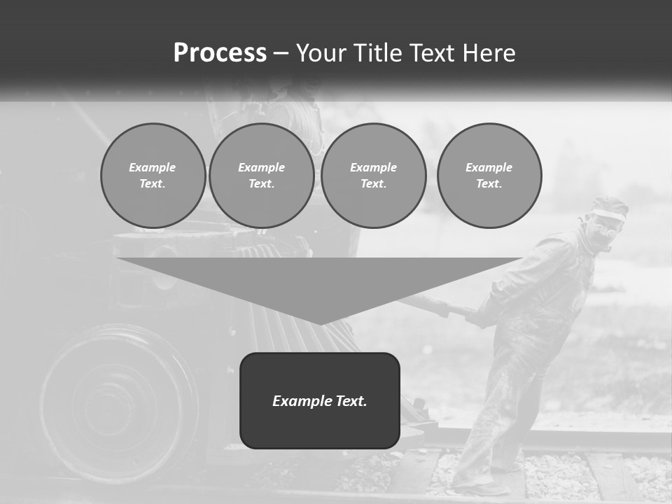 Historical Railroad Years PowerPoint Template