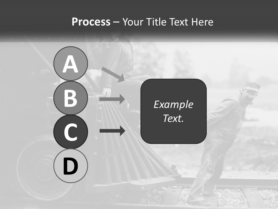 Historical Railroad Years PowerPoint Template