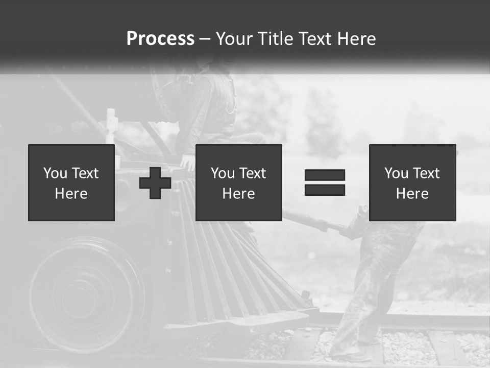 Historical Railroad Years PowerPoint Template