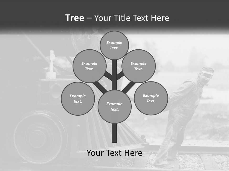 Historical Railroad Years PowerPoint Template