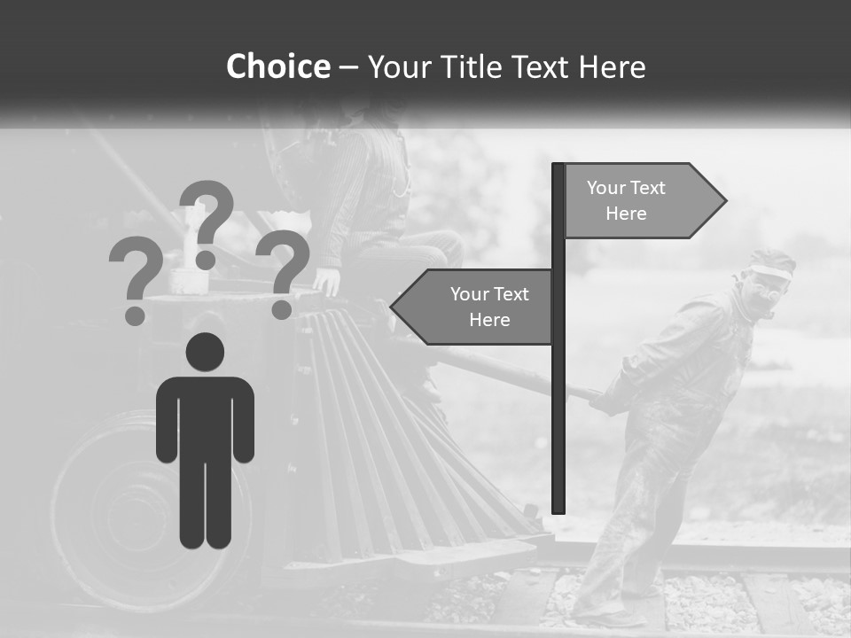 Historical Railroad Years PowerPoint Template