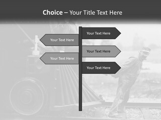 Historical Railroad Years PowerPoint Template