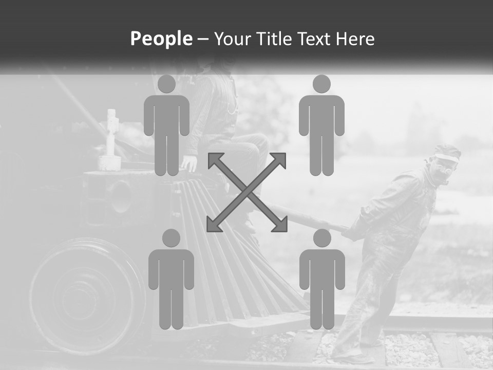 Historical Railroad Years PowerPoint Template