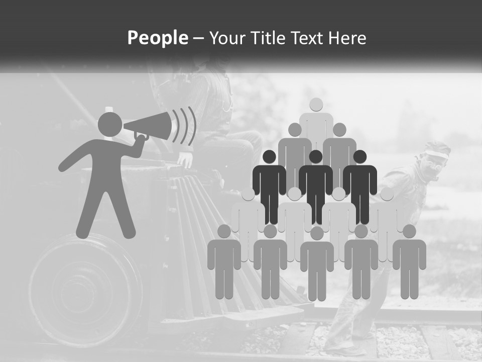 Historical Railroad Years PowerPoint Template