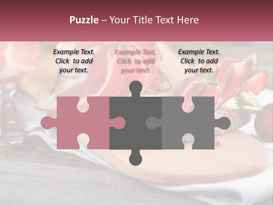 Food Salted European PowerPoint Template