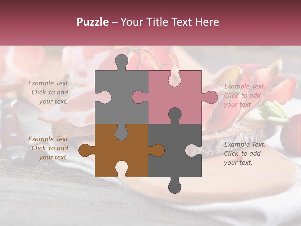 Food Salted European PowerPoint Template