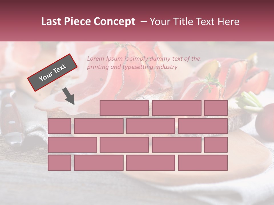 Food Salted European PowerPoint Template