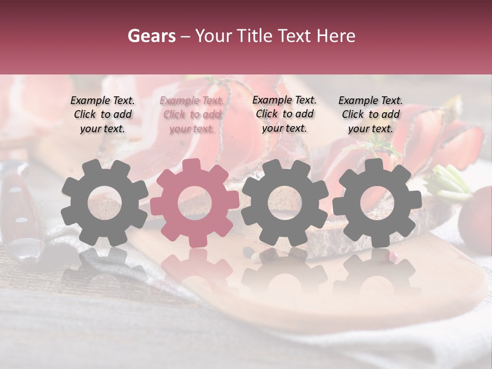 Food Salted European PowerPoint Template