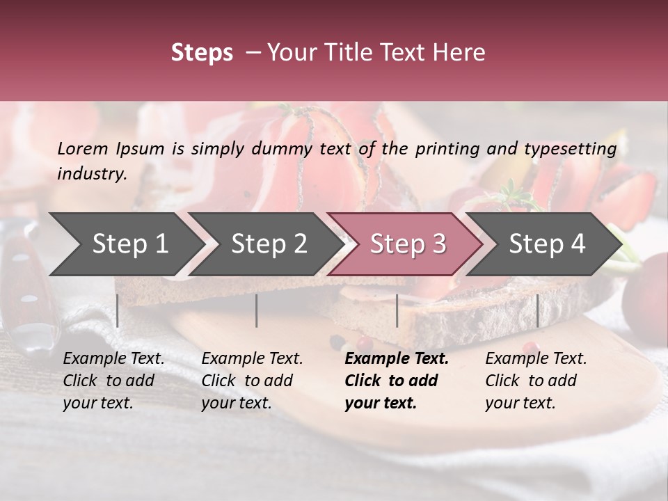 Food Salted European PowerPoint Template