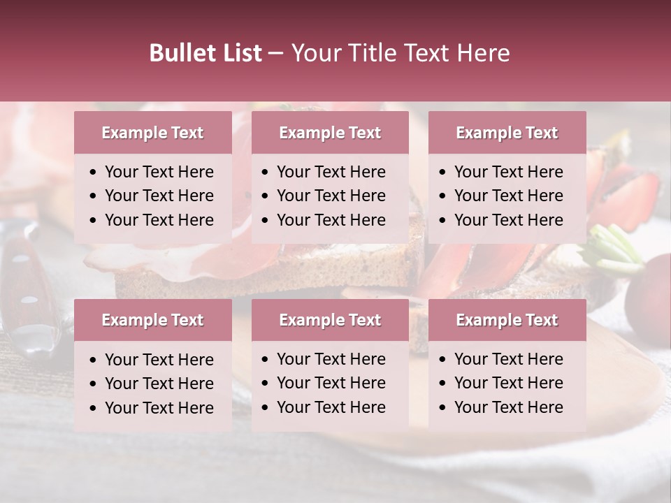 Food Salted European PowerPoint Template