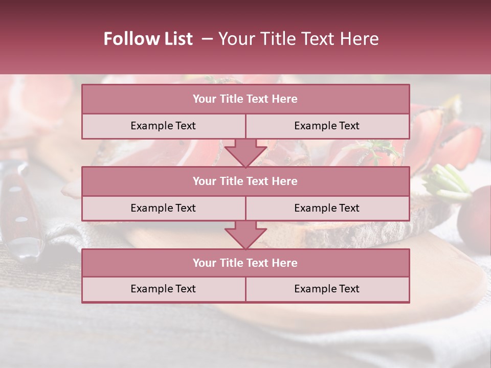 Food Salted European PowerPoint Template